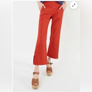 Meg “The Big Slit” Cropped Pants in paprika
